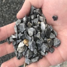 灵寿县鹏飞矿产品加工厂 专业供应胶粘石与建筑铺路黑石子